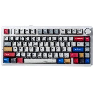 کیبورد گیمینگ مکانیکال بی سیم Aula مدل F75 Comics