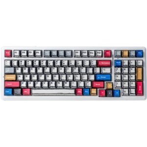 کیبورد گیمینگ مکانیکال بی سیم Aula مدل F99 Comics