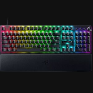 کیبورد گیمینگ ریزر مدل Huntsman V3 Pro با سیم سوییچ آنالوگ اپتیکال